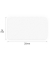Etikettenrolle für Etikettendrucker 008-7002123 transparent, 14,0 x 25,0 mm, 1 x 240 Etiketten