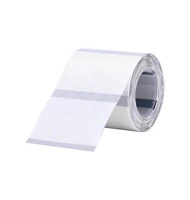 Etikettenrolle für Etikettendrucker 008-7002121 transparent, 40,0 x 30,0 mm, 1 x 230 Etiketten
