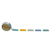 Etikettenrolle für Etikettendrucker 008-7002111 farbig sortiert, 14,0 x 30,0 mm, 1 x 210 Etiketten