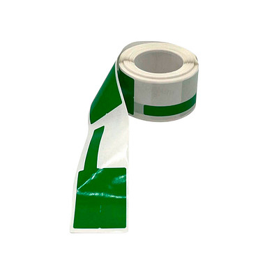 Etikettenrolle für Etikettendrucker 008-7002117 farbig sortiert, 25,0 x 78,0 mm, 1 x 100 Etiketten