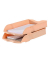Briefablage Re-LOOP 10298-881, A4/C4, pastellorange, 100% Recyclingmaterial stapelbar