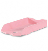 Briefablage Re-LOOP 10298-886, A4/C4, pastellrosa, 100% Recyclingmaterial stapelbar