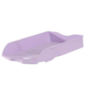 Briefablage Re-LOOP 10298-887, A4/C4, pastelllila, 100% Recyclingmaterial stapelbar