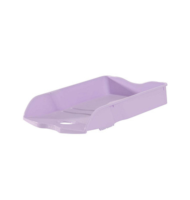 Briefablage Re-LOOP 10298-887, A4/C4, pastelllila, 100% Recyclingmaterial stapelbar