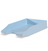 Briefablage Klassik 1027-X-884, A4/C4, pastellblau, Polystyrol stapelbar