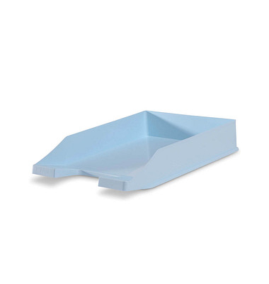 Briefablage Klassik 1027-X-884, A4/C4, pastellblau, Polystyrol stapelbar