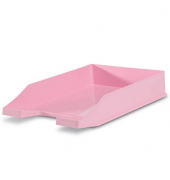 Briefablage Klassik 1027-X-886, A4/C4, pastellrosa, Polystyrol stapelbar