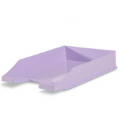 Briefablage Klassik 1027-X-887, A4/C4, pastelllila, Polystyrol stapelbar