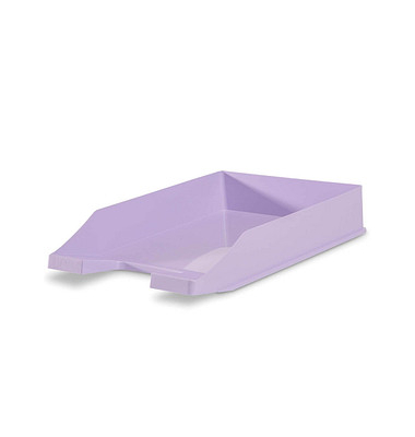Briefablage Klassik 1027-X-887, A4/C4, pastelllila, Polystyrol stapelbar