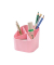 Stiftehalter X-LOOP pastellrosa Kunststoff 4 Fächer 11,1 x 11,1 x 10,5 cm