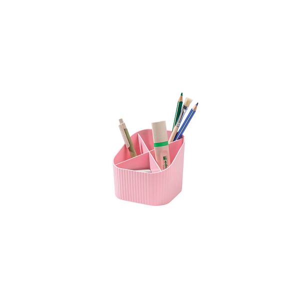 4012473120549 - Stiftehalter X-LOOP pastellrosa Kunststoff 4 Fächer 111 x 111 x 105 cm 4012473120549 HAN 4012473120549 - Stiftehalter X-LOOP pastellrosa Kunststoff 4 Fächer 111 x 111 x 105 cm 4012473120549 HAN
