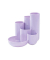 Schreibtisch-Organizer CAMPUS pastelllila Polystyrol 5 Fächer 13,1 x 15,4 x 13,7 cm