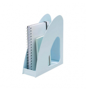 Stehsammler Re-LOOP 16218-884, A4+, pastellblau, Kunststoff, 76mm