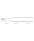 Etikettenrolle für Etikettendrucker 008-7002103 weiß, 12,5 x 109 mm, 1 x 65 Etiketten