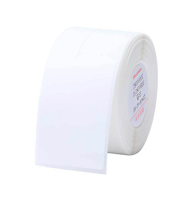 Etikettenrolle für Etikettendrucker weiß, 25,0 x 78,0 mm, 1 x 100 Etiketten