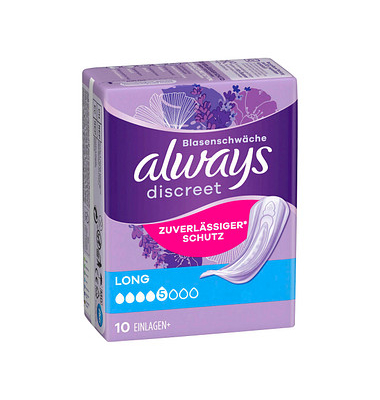 Slipeinlagen discreet Long