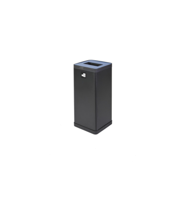 Abfallsammelsystem PBCORBN B, 50 Liter, Stahl/ABS KunststoffTragegriff Deckel Einsatz Griffrand