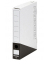 Archivbox F50 220201, A4, weiß/schwarz, Wellpappe