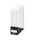 Archivbox A100 203501, 0,5x300m, weiß/schwarz, Wellpappe