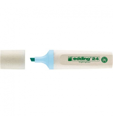 Textmarker Highlighter 24 EcoLine, 24139, pastellblau, 2-5mm Keilspitze