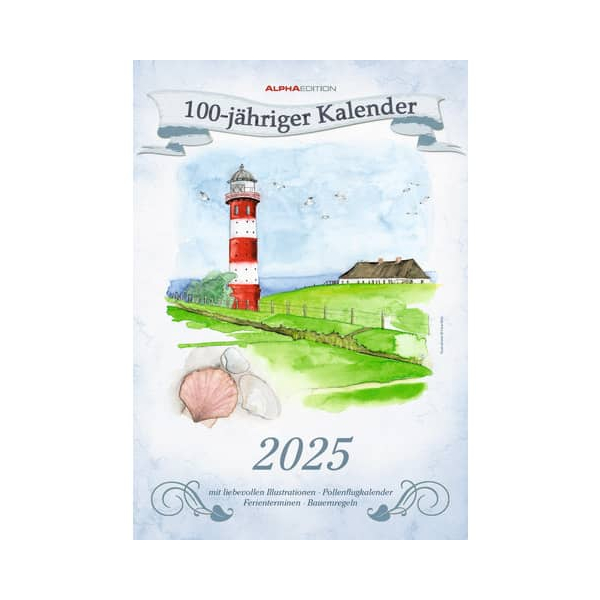 4069095004900 - Bildkalender 103481 100-jähriger 1 Monat 1 Seite 237x34cm 2025 4069095004900 ALPHA EDITION 4069095004900 - Bildkalender 103481 100-jähriger 1 Monat 1 Seite 237x34cm 2025 4069095004900 ALPHA EDITION