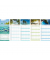 Familienkalender 103614, Traumziele, 1 Monat / 1 Seite, 5 Spalten, 45x19,5cm, 2025