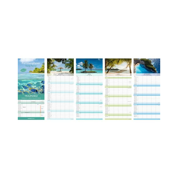4069095003323 - Familienkalender 103614 Traumziele 1 Monat 1 Seite 5 Spalten 45x195cm 2025 4069095003323 ALPHA EDITION 4069095003323 - Familienkalender 103614 Traumziele 1 Monat 1 Seite 5 Spalten 45x195cm 2025 4069095003323 ALPHA EDITION