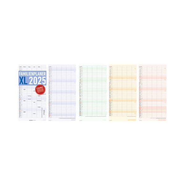 4069095003194 - Familienkalender 103623 XL 1 Monat 1 Seite 5 Spalten 22x45cm 2025 4069095003194 ALPHA EDITION 4069095003194 - Familienkalender 103623 XL 1 Monat 1 Seite 5 Spalten 22x45cm 2025 4069095003194 ALPHA EDITION