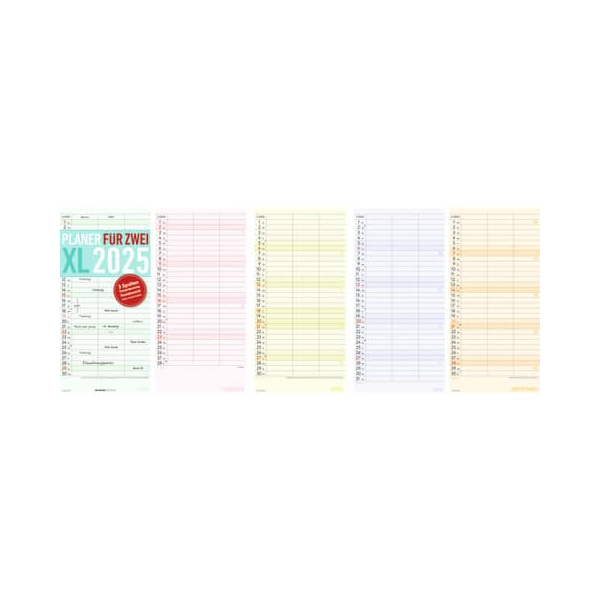 4069095003200 - Familienkalender 103625 XL Planer für 2 1 Monat 1 Seite 3 Spalten 22x45cm 2025 4069095003200 ALPHA EDITION 4069095003200 - Familienkalender 103625 XL Planer für 2 1 Monat 1 Seite 3 Spalten 22x45cm 2025 4069095003200 ALPHA EDITION