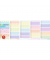 Familienkalender 103628, Farbenfroh, 1 Monat / 1 Seite, 4 Spalten, 22x45cm, 2025
