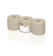 Toilettenpapier Satino PureSoft Jumbo 318820, 2-lagig, softbeige, 1520 Blatt / Rolle,