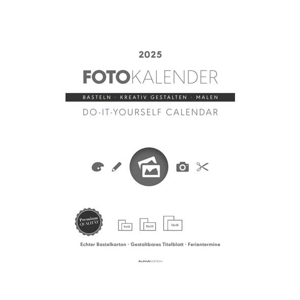 4069095006454 - Bastelkalender 103662 Foto-Bastelkalender 1 Monat 1 Seite 21x22cm 2025 4069095006454 ALPHA EDITION 4069095006454 - Bastelkalender 103662 Foto-Bastelkalender 1 Monat 1 Seite 21x22cm 2025 4069095006454 ALPHA EDITION