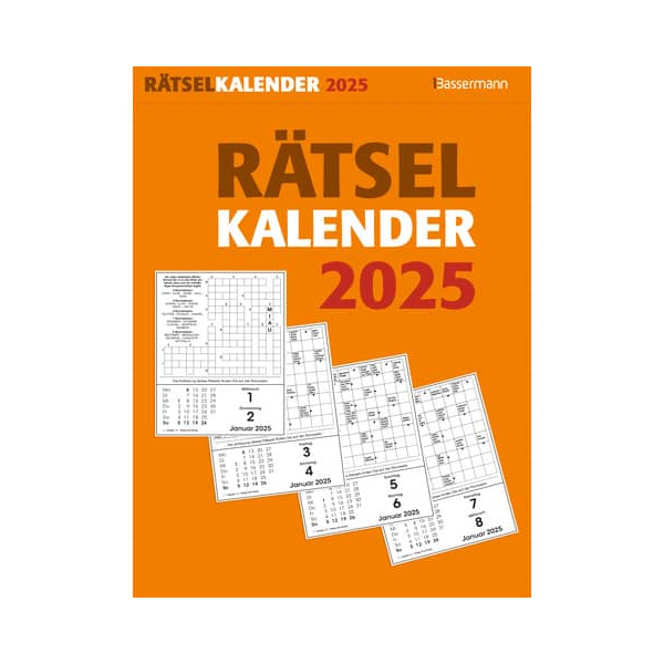 9783809451471 - Tagesabreißkalender 4532 Rätsel 2 Tage 1 Seite 165x22cm 2025 9783809451471 Bassermann 9783809451471 - Tagesabreißkalender 4532 Rätsel 2 Tage 1 Seite 165x22cm 2025 9783809451471 Bassermann