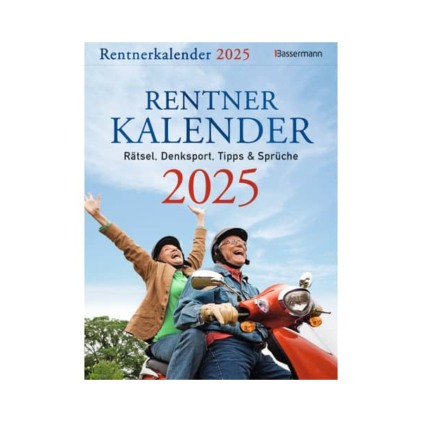 9783809451433 - Tagesabreißkalender 4529 Rentner 1 Tag 1 Seite 165x22cm 2025 9783809451433 Bassermann 9783809451433 - Tagesabreißkalender 4529 Rentner 1 Tag 1 Seite 165x22cm 2025 9783809451433 Bassermann