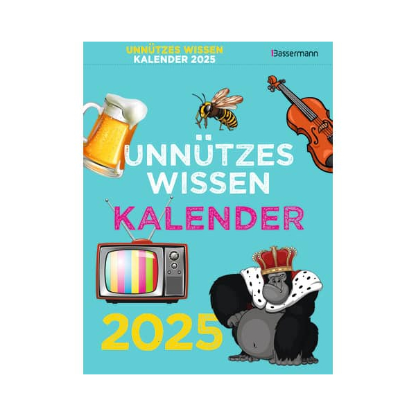 9783809449225 - Tagesabreißkalender 4528 Unnützes Wissen 1 Tag 1 Seite 165x22cm 2025 9783809449225 Bassermann 9783809449225 - Tagesabreißkalender 4528 Unnützes Wissen 1 Tag 1 Seite 165x22cm 2025 9783809449225 Bassermann