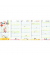 Familienkalender 1586, Helme Heine, 1 Monat / 1 Seite, 5 Spalten, 21x45cm, 2025