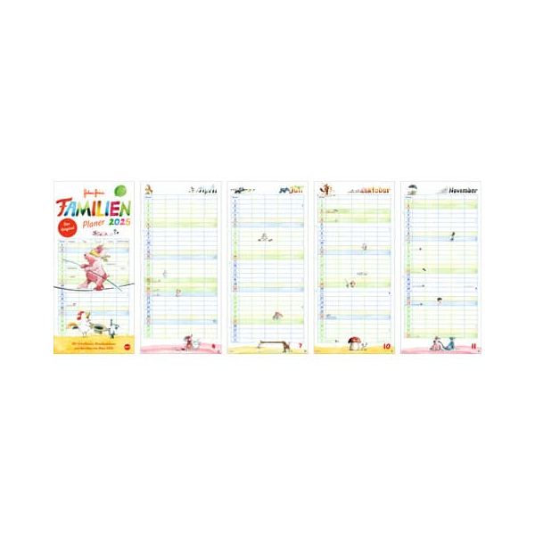 9783756405732 - Familienkalender 1586 Helme Heine 1 Monat 1 Seite 5 Spalten 21x45cm 2025 9783756405732 Heye 9783756405732 - Familienkalender 1586 Helme Heine 1 Monat 1 Seite 5 Spalten 21x45cm 2025 9783756405732 Heye
