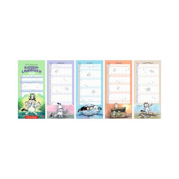 9783756409723 - Familienkalender 1598 Katzenliebhaber 1 Monat 1 Seite 5 Spalten 21x45cm 2025 9783756409723 Heye 9783756409723 - Familienkalender 1598 Katzenliebhaber 1 Monat 1 Seite 5 Spalten 21x45cm 2025 9783756409723 Heye
