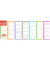 Familienkalender 22177, Allround Vertical, 1 Monat / 1 Seite, 5 Spalten, 24,5x69cm, 2025