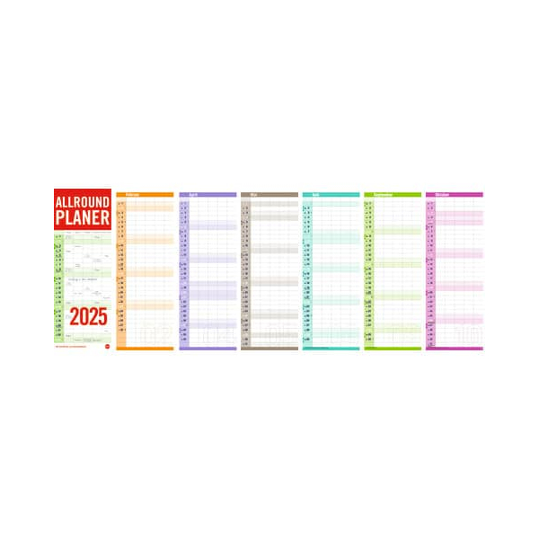 9783756405688 - Familienkalender 22177 Allround Vertical 1 Monat 1 Seite 5 Spalten 245x69cm 2025 9783756405688 Heye 9783756405688 - Familienkalender 22177 Allround Vertical 1 Monat 1 Seite 5 Spalten 245x69cm 2025 9783756405688 Heye