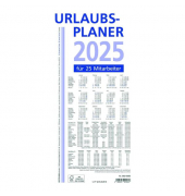 Urlaubsplaner 992-0000, 16 Monate / 1 Seite, 100x29,7cm, 2027
