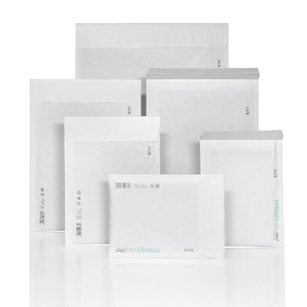 5901947057933 - Papierpolstertaschen AirPro Green W17 12289 innen 230x340mm haftklebend weiß 5901947057933 100 Stück