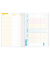 Hausaufgabenheft 8329-6 Farbenfroh Delfine / liniert, A5, blau