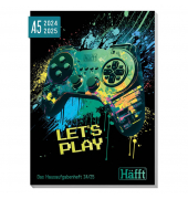 Hausaufgabenheft 8339-3 Let´s play / liniert, A5, 70g, blau
