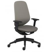 Bürostuhl se:kit Vollpolster, sn-801004 Stoff grau, Gestell schwarz