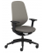 Bürostuhl se:kit Vollpolster, sn-801004 Stoff grau, Gestell schwarz