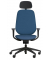 Bürostuhl se:kit Vollpolster, sn-801005 Stoff blau, Gestell schwarz