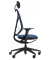 Bürostuhl se:kit Vollpolster, sn-801005 Stoff blau, Gestell schwarz