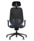 Bürostuhl se:kit Vollpolster, sn-801005 Stoff blau, Gestell schwarz