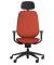 Bürostuhl se:kit Vollpolster, sn-801007 Stoff rot, Gestell schwarz